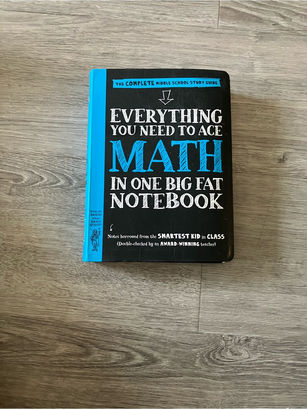 3/$15 Everything You Need to Ace Math In One Big Fat Notebook - Blue & Black